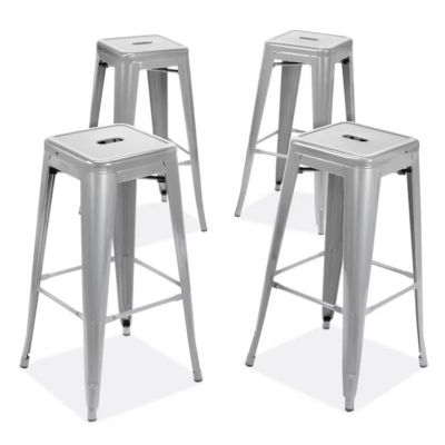 Image two of Tolix Barstool, Silver